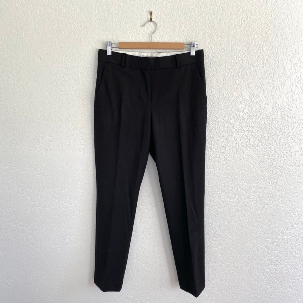 Everlane Modern Ankle Pants Black Wool Blend Tailored Trouser Size 4‎